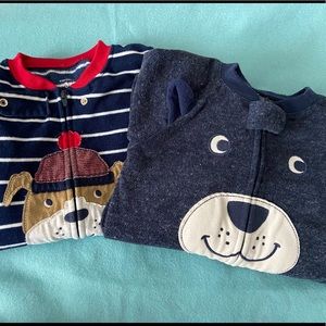 Boys Carter’s Footie Pajamas, 3T